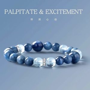 Ethereal Soul Blue Kyanite Bracelet – Calming Inner Peace & Emotional Healing Crystal Jewelry